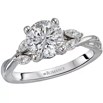 Classic Semi-Mount Diamond Ring 160112-RD150PT