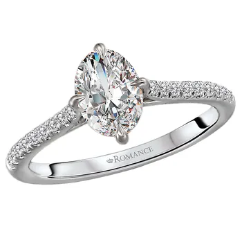 Diamond Semi-Mount Engagement Ring 160139-OV100
