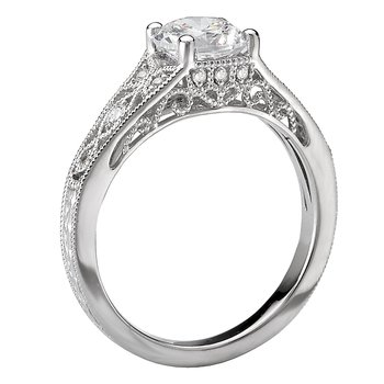 Vintage Semi-Mount Diamond Ring 115223-100