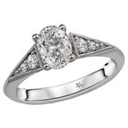 LaVie Classic Semi-Mount Diamond Ring 115467-OV075