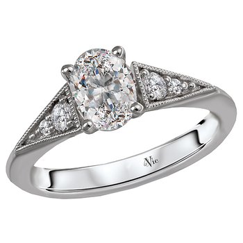 Classic Semi-Mount Diamond Ring 115467-OV075