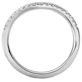Curved Wedding Band 119190-WK