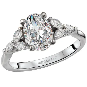 Diamond Semi-Mount Engagement Ring 160119-OV100
