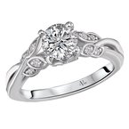 LaVie 14KW LV LEAF SHK SEMI-MT      D.08CTW, FIT 5.8MM RD,115155-W 115155-075