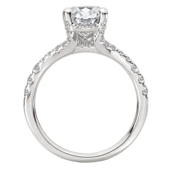 Split Shank Semi-Mount Diamond Engagement Ring 160270-OV200