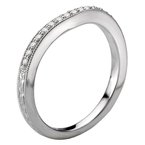 LaVie Curved Wedding Band 115223-100W