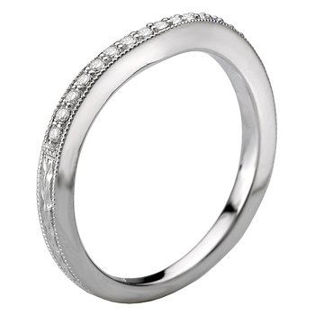 Curved Wedding Band 115223-100W