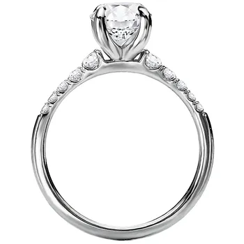 *** Lab Grown Diamond *** Classic Diamond Ring 160108-RD100LG
