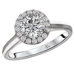 LaVie Halo Semi-Mount Diamond Ring 115318-100
