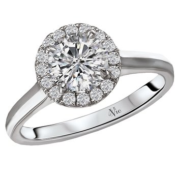 Halo Semi-Mount Diamond Ring 115318-100