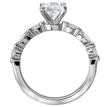 *** Lab Grown Diamond *** Classic Semi-Mount Diamond Ring 160020-OV100LG