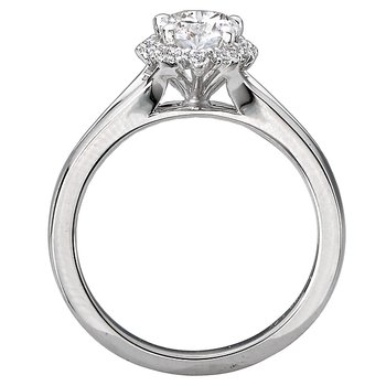 Split Shank Semi-Mount Diamond Ring 115404-PS100