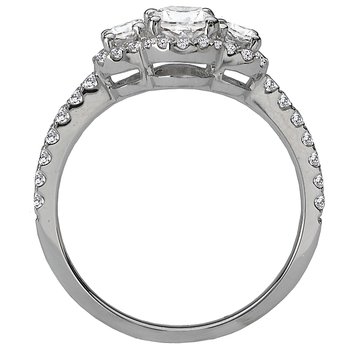 Halo Semi-Mount Diamond Ring 115324-100