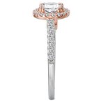 Romance Two Tone Semi-Mount Diamond Ring 117880-100TRK