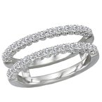LaVie Matching Wedding Band with Guard 113910-WRAP