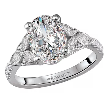Semi-Mount Diamond Engagement Ring 160359-OV200