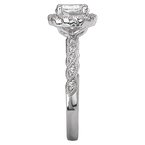LaVie Halo Semi-Mount Diamond Ring 115419-RD100