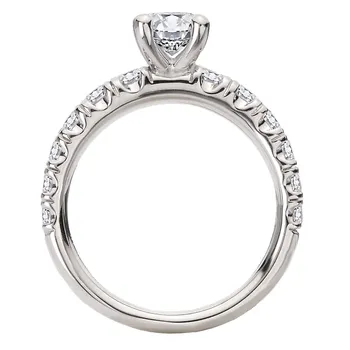 Diamond Semi-Mount Engagement Ring 160278-OV100