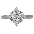 LaVie Halo Semi Mount Ring 115473-RD075