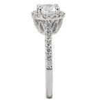 LaVie Round Halo Semi-Mount Ring 115114-100