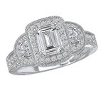 LaVie Halo Semi-Mount Diamond Ring 115089-100