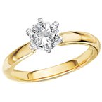LaVie Solitaire Semi-Mount Diamond Ring 114001-6RD075TYS