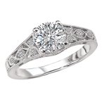 LaVie Vintage Semi-Mount Diamond Ring 115223-100