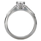 LaVie Classic Semi-Mount Diamond Ring 115467-PS075