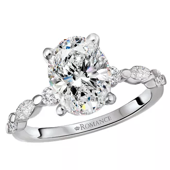 Semi-Mount Diamond Engagement Ring 160020-OV200
