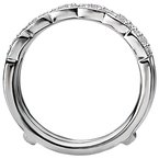 LaVie Diamond Wrap Wedding Ring with Guard 113927-WRAP