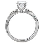 LaVie Peg Head Semi-Mount Diamond Ring 115423-RD100
