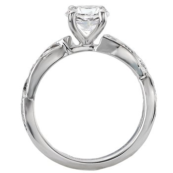Peg Head Semi-Mount Diamond Ring 115423-RD100