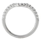 LaVie Curved Wedding Band 115114-100W