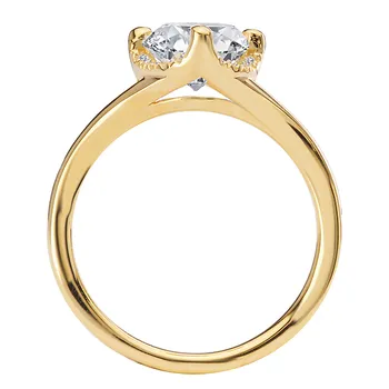Semi-Mount Diamond Halo Engagement Ring 160272-OV200Y