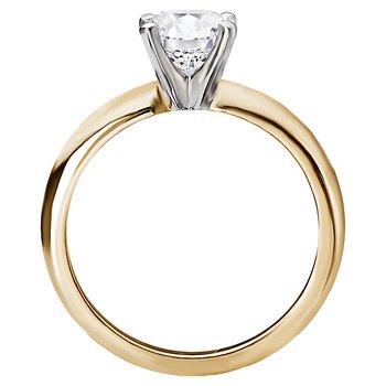 Solitaire Semi-Mount Diamond Ring 114000-4RD150TYS