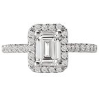 LaVie Halo Semi-Mount Diamond Ring 115116-100A