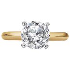 LaVie Solitaire Semi-Mount Diamond Ring 114000-4RD200TYS