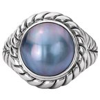 Eleganza Ladies Mabe Pearl Ring 711827-7