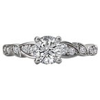 LaVie Classic Semi-Mount Diamond Ring 115479-RD075