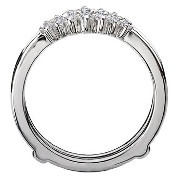 Diamond Wrap Ring with Guard 113922-WRAP