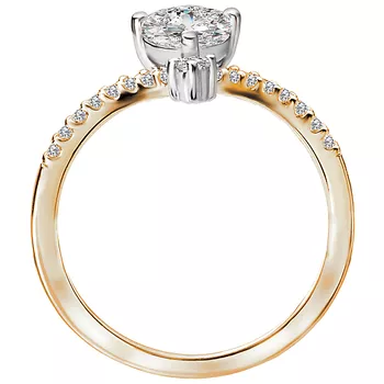 Diamond Semi-Mount Engagement Ring 160070-PS100Y