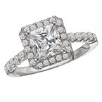 LaVie Halo Semi-Mount Diamond Ring 115214-100A