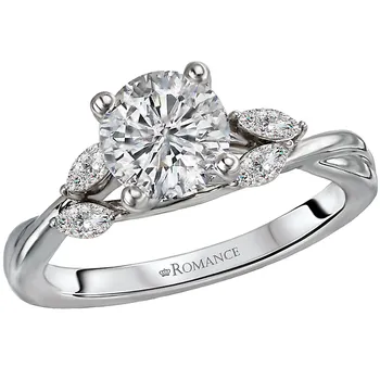 *** Lab Grown Diamond *** Classic Semi-Mount Diamond Ring 160112-RD100LG