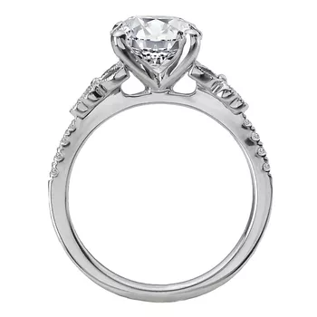 Sapphire and Diamond Semi-Mount Engagement Ring 160056-RD200PT