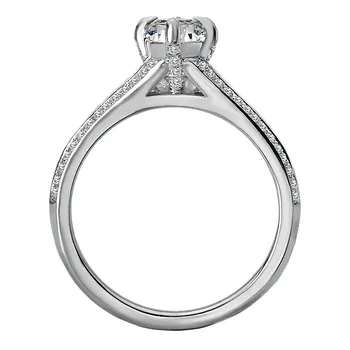 Semi-Mount Diamond Engagement Ring 160189-MQ100