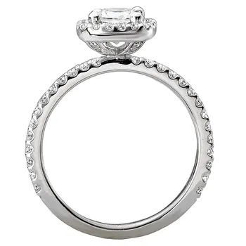 Halo Semi-Mount Diamond Ring 119176-OV100K