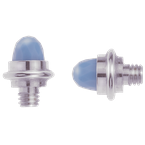 Alisa VHB 932 FC Faceted Turquoise cabochons Sterling Bracelet Tips VHB 932 FTQ