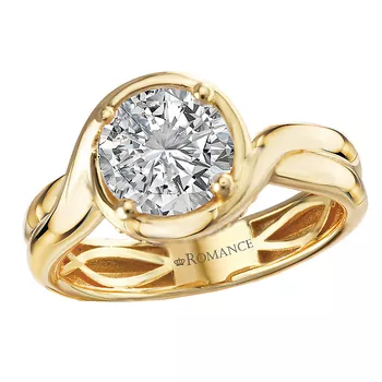 Curved Front Diamond Wedding Band 160332-RD150WY