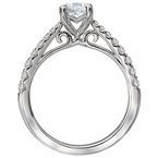 LaVie Graduated Semi-Mount Diamond Ring 115482-RD075