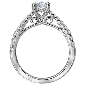 Graduated Semi-Mount Diamond Ring 115482-RD075